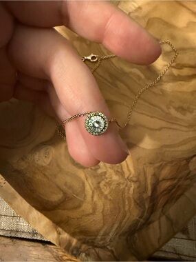 Pandora Halo Rose Gold Necklace